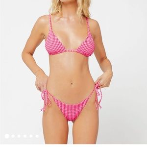 L* Space “Gingham Lennox Bikini”